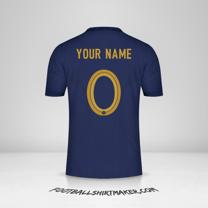 Jersey France 2022 -  your name - 0