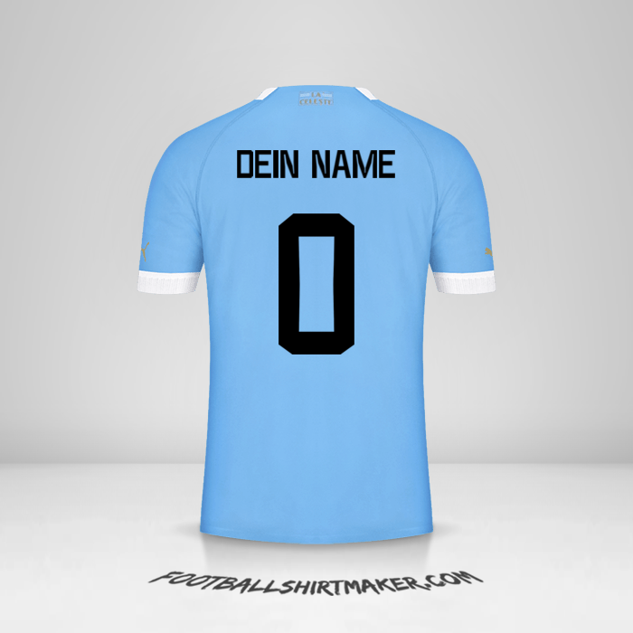 Trikot Uruguay 2022 -  dein name - 0