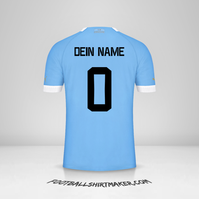 Trikot Uruguay 2022 -  dein name - 0