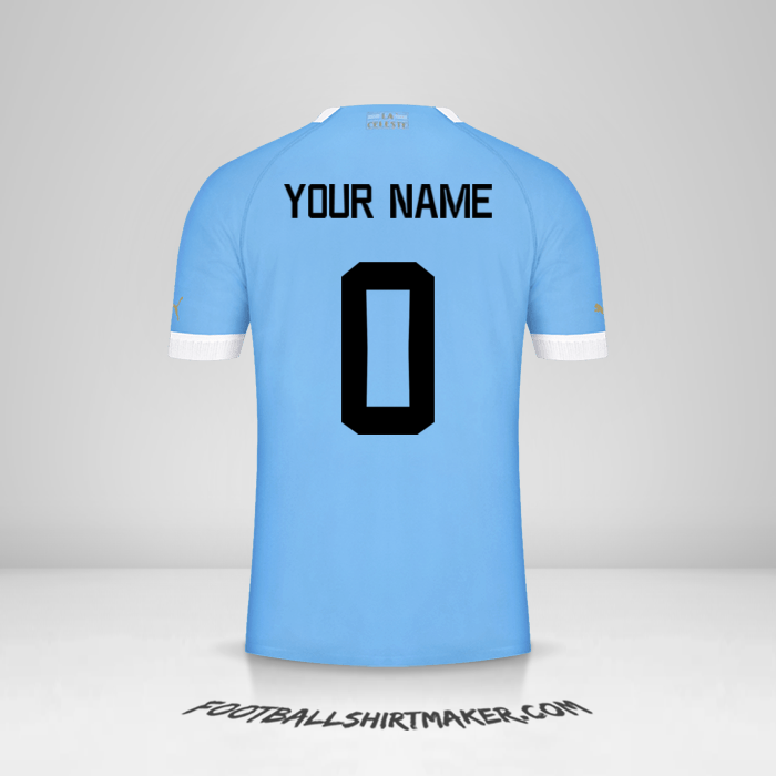 Jersey Uruguay 2022 -  your name - 0