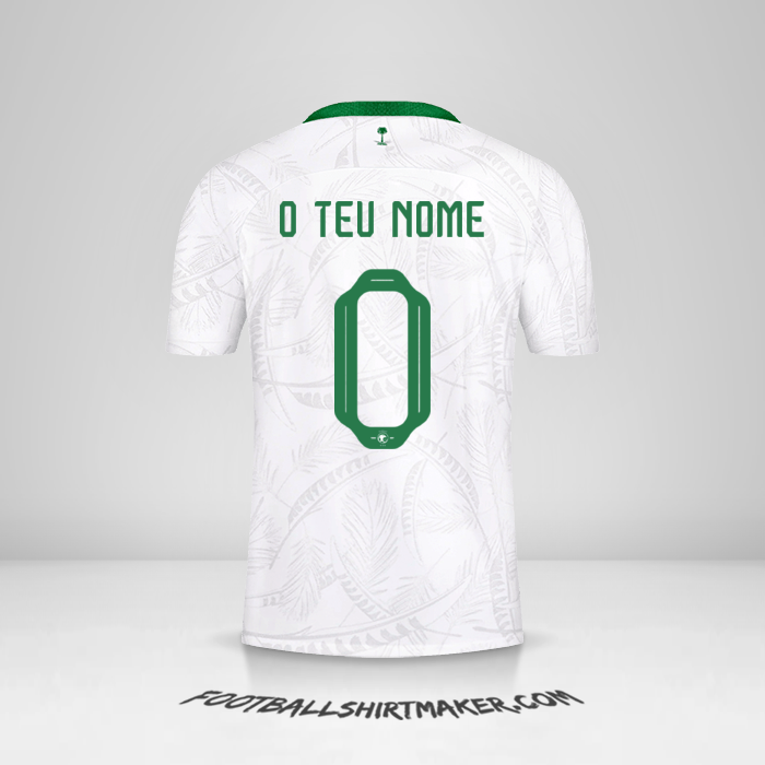 Camisola Arábia Saudita 2022 -  o teu nome - 0