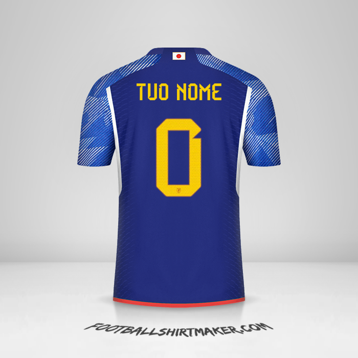 Maglia Giappone 2022 -  tuo nome - 0