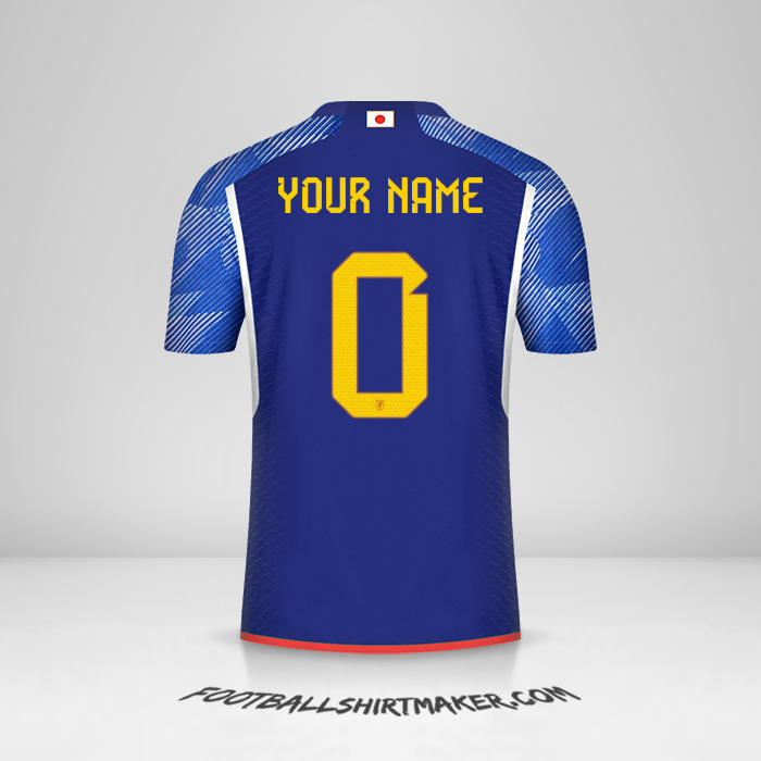 Jersey Japan 2022 -  your name - 0