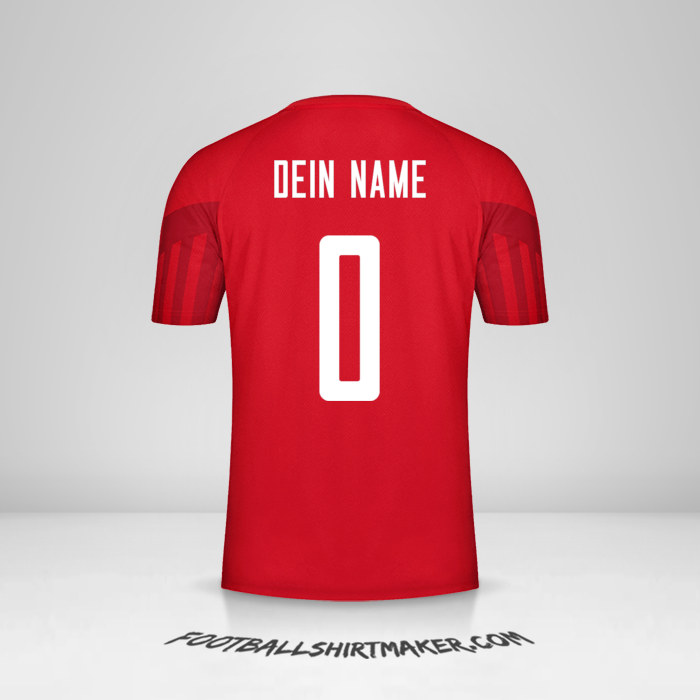 Trikot Dänemark 2022 -  dein name - 0