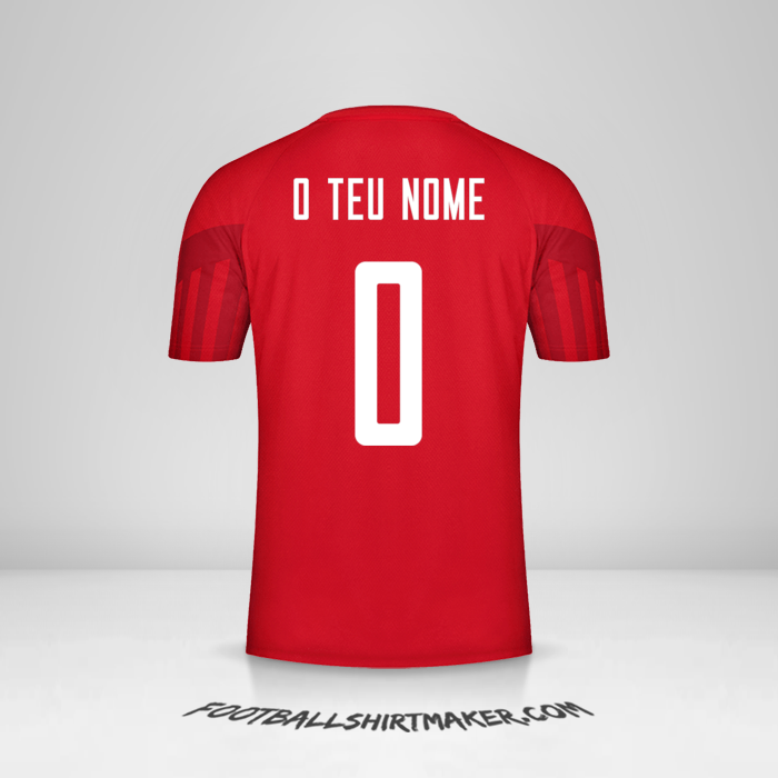 Camisola Dinamarca 2022 -  o teu nome - 0
