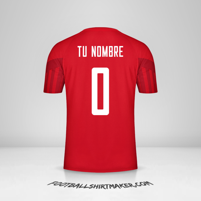 Camiseta Dinamarca 2022 -  tu nombre - 0