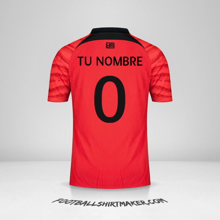 Camiseta Corea del Sur 2022 -  tu nombre - 0