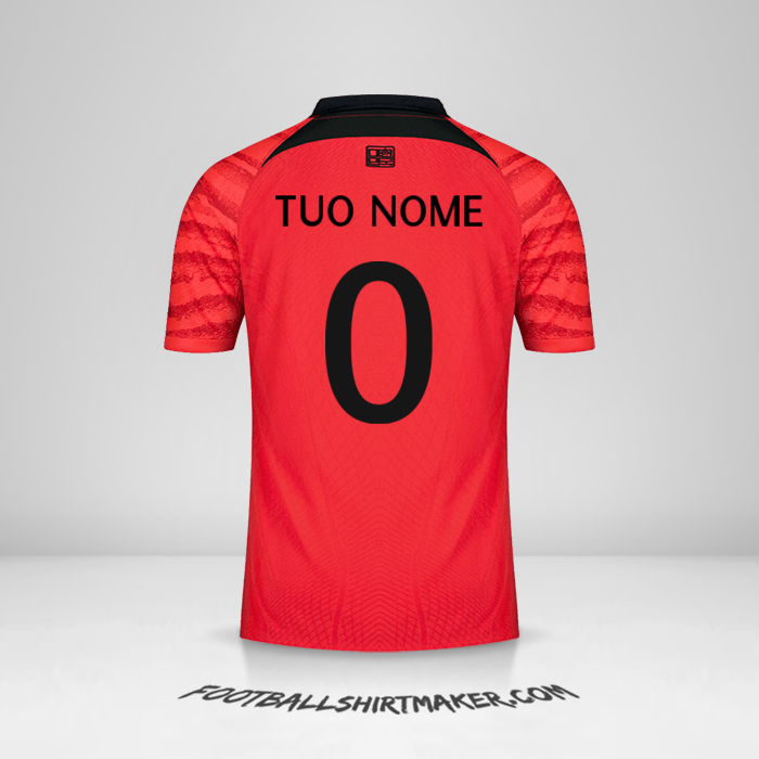 Maglia Corea del Sud 2022 -  tuo nome - 0