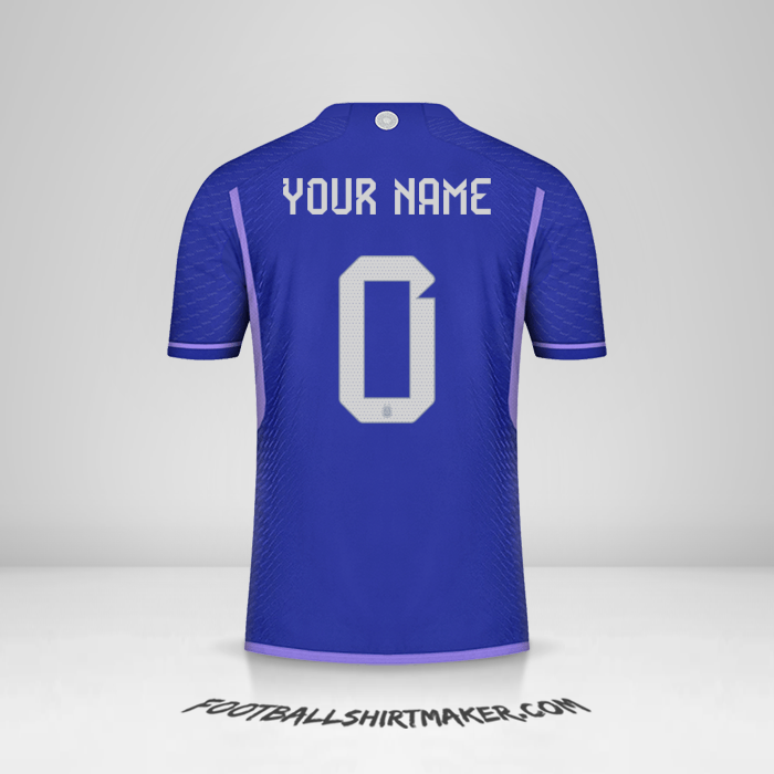 Shirt Argentina 2022 II -  your name - 0