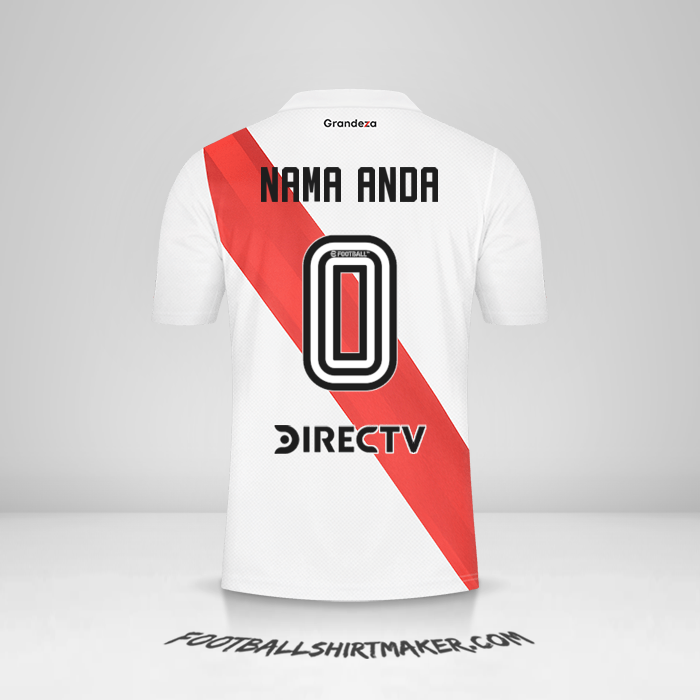Jersey River Plate 2022/2023 -  nama anda - 0