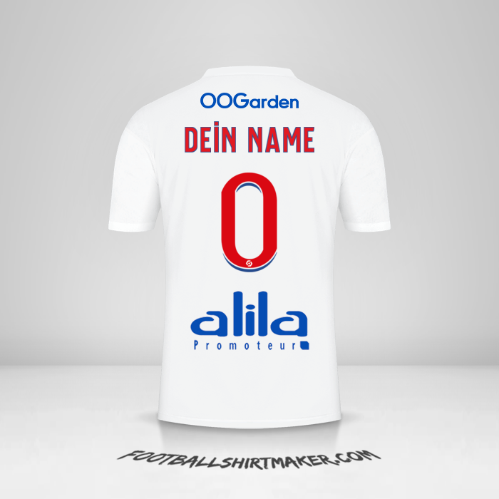 Trikot Olympique Lyon 2022/2023 -  dein name - 0