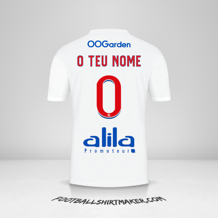 Camisola Olympique Lyon 2022/2023 -  o teu nome - 0
