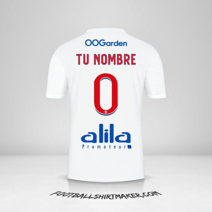 Camiseta Olympique Lyon 2022/2023 -  tu nombre - 0