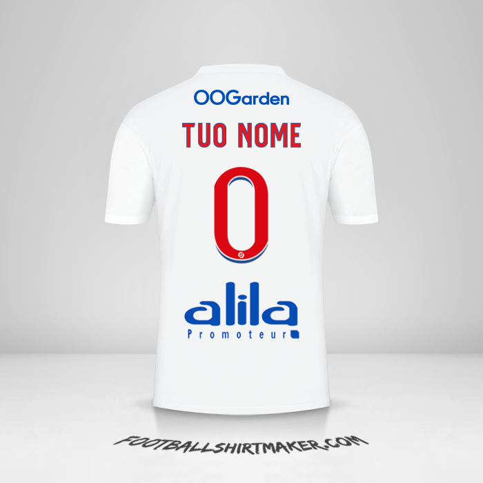 Maglia Olympique Lyon 2022/2023 -  tuo nome - 0