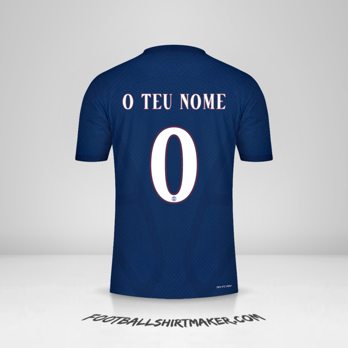 Camisola Paris Saint Germain Cup 2022/2023 -  o teu nome - 0
