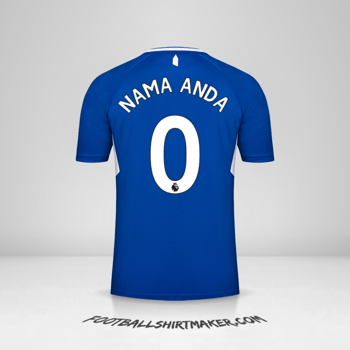Jersey Everton FC 2022/2023 -  nama anda - 0