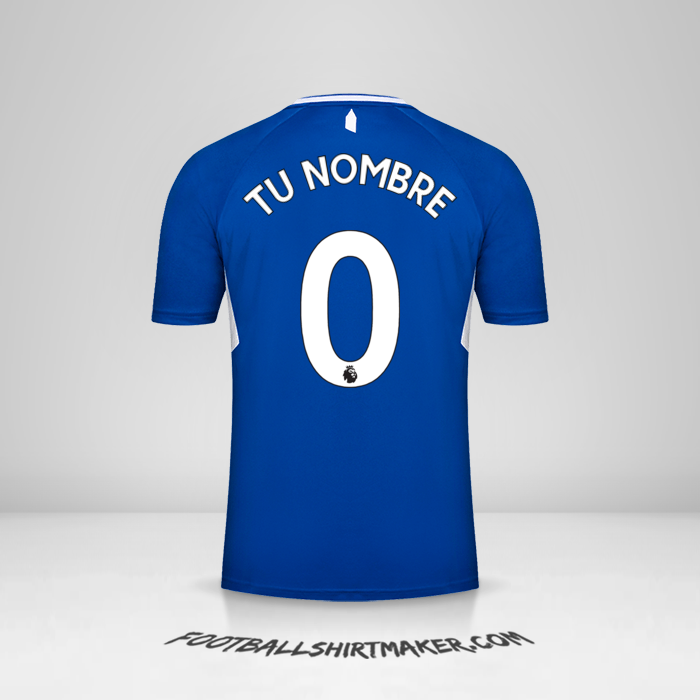 Camiseta Everton FC 2022/2023 -  tu nombre - 0