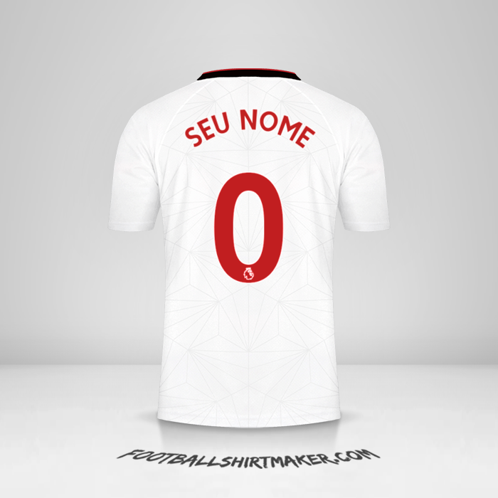 Camisa Southampton FC 2022/2023 -  seu nome - 0