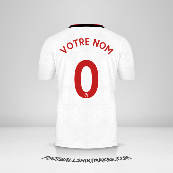 Maillot Southampton FC 2022/2023 -  votre nom - 0