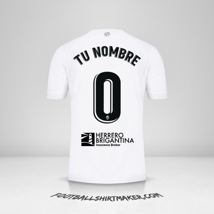 Camiseta Valencia CF 2022/2023 -  tu nombre - 0