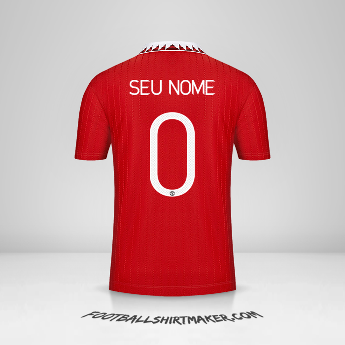 Camisa Manchester United 2022/2023 Cup -  seu nome - 0