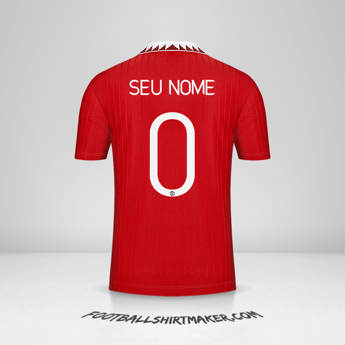 Camisa Manchester United Cup 2022/2023 -  seu nome - 0
