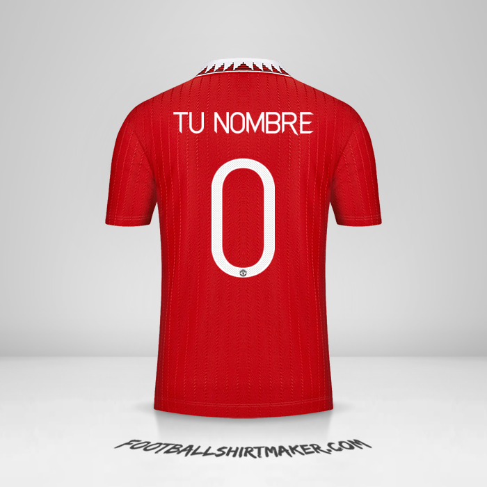 Camiseta Manchester United Cup 2022/2023 -  tu nombre - 0