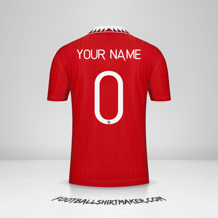 Shirt Manchester United 2022/2023 Cup -  your name - 0