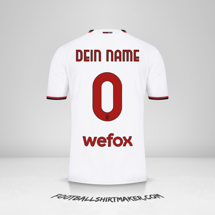 Trikot AC Milan 2022/2023 II -  dein name - 0