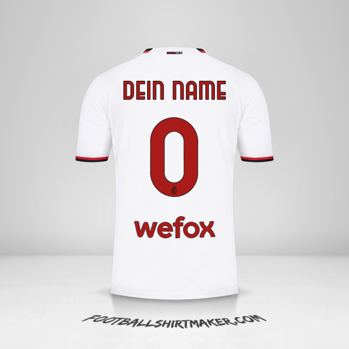 Trikot AC Milan 2022/2023 II -  dein name - 0