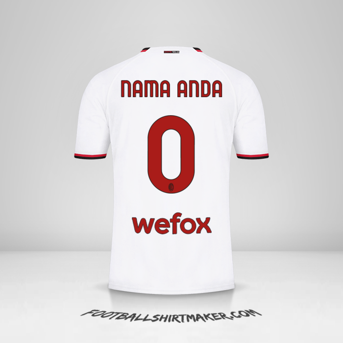 Jersey AC Milan 2022/2023 II -  nama anda - 0