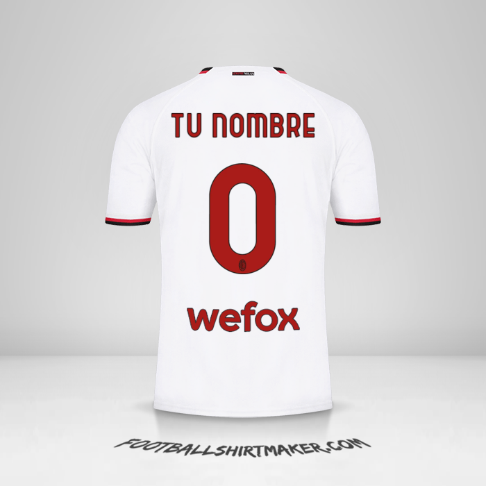 Camiseta AC Milan 2022/2023 II -  tu nombre - 0
