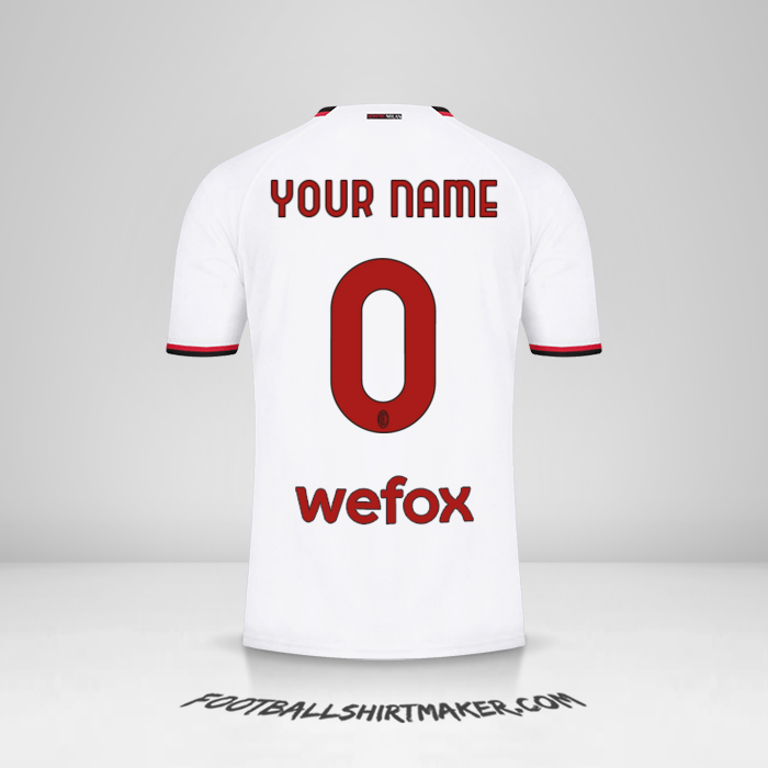 Jersey AC Milan 2022/2023 II -  your name - 0