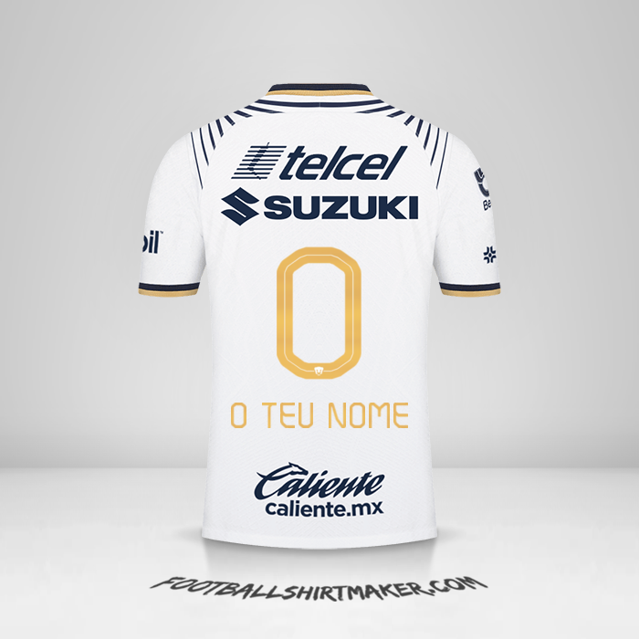 Camisola Pumas UNAM 2022/2023 -  o teu nome - 0