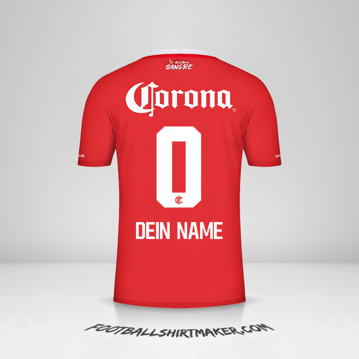 Trikot Toluca FC 2022/2023 -  dein name - 0