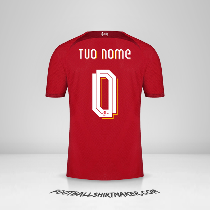 Maglia Liverpool FC 2022/2023 Cup -  tuo nome - 0
