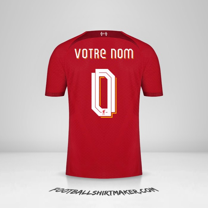 Maillot Liverpool FC Cup 2022/2023 -  votre nom - 0