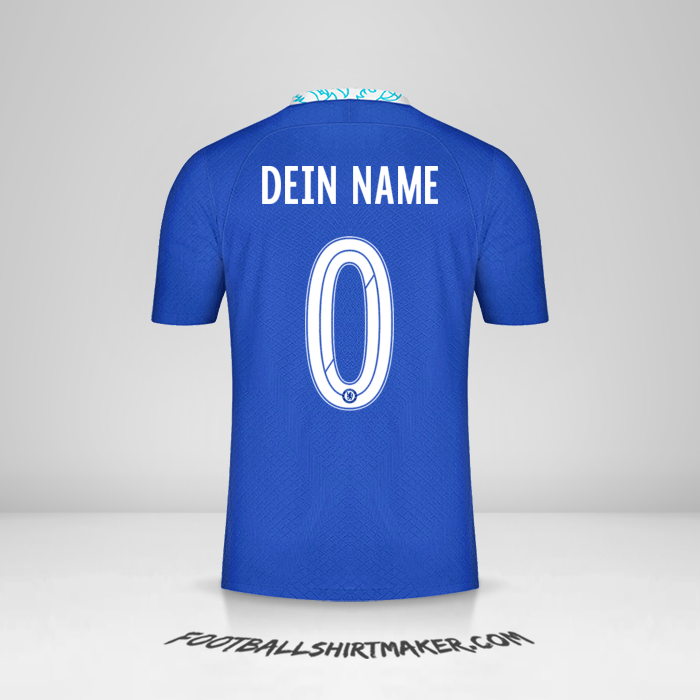 Trikot Chelsea 2022/2023 Cup -  dein name - 0