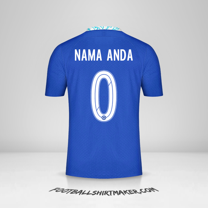 Jersey Chelsea 2022/2023 Cup -  nama anda - 0