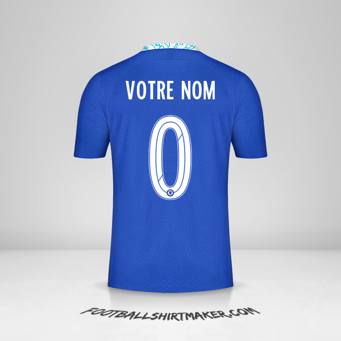 Maillot Chelsea Cup 2022/2023 -  votre nom - 0