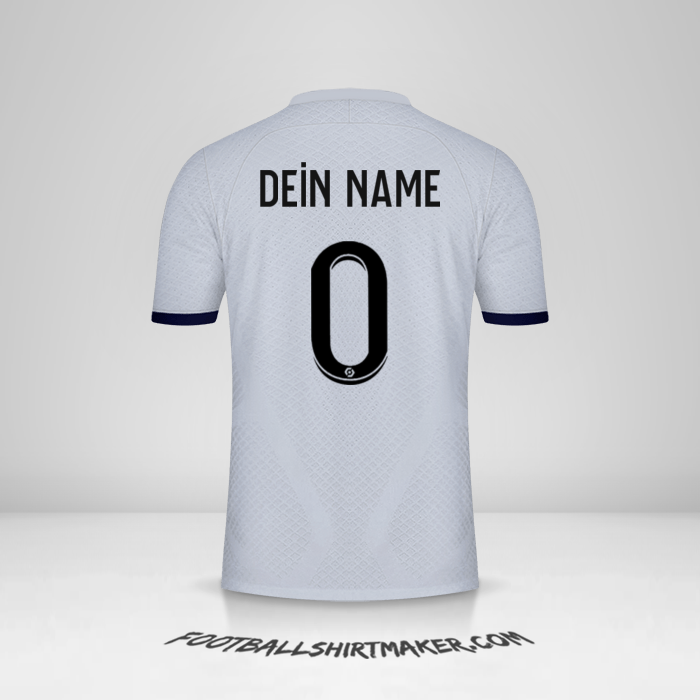 Trikot Paris Saint Germain 2022/2023 II -  dein name - 0