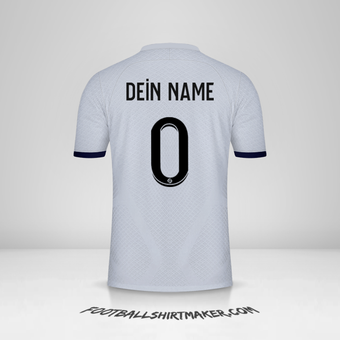 Trikot Paris Saint Germain 2022/2023 II -  dein name - 0