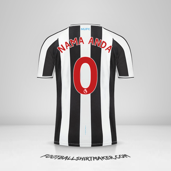 Jersey Newcastle United FC 2022/2023 -  nama anda - 0