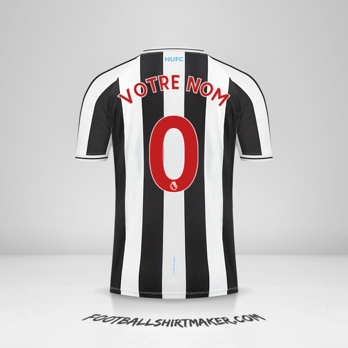 Maillot Newcastle United FC 2022/2023 -  votre nom - 0