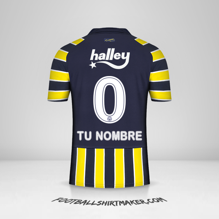 Camiseta Fenerbahce SK 2022/2023 -  tu nombre - 0