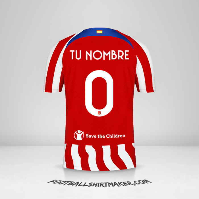 Jersey Atletico Madrid 2022/2023 Cup -  tu nombre - 0