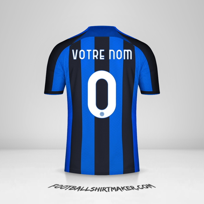 Maillot Inter Cup 2022/2023 -  votre nom - 0
