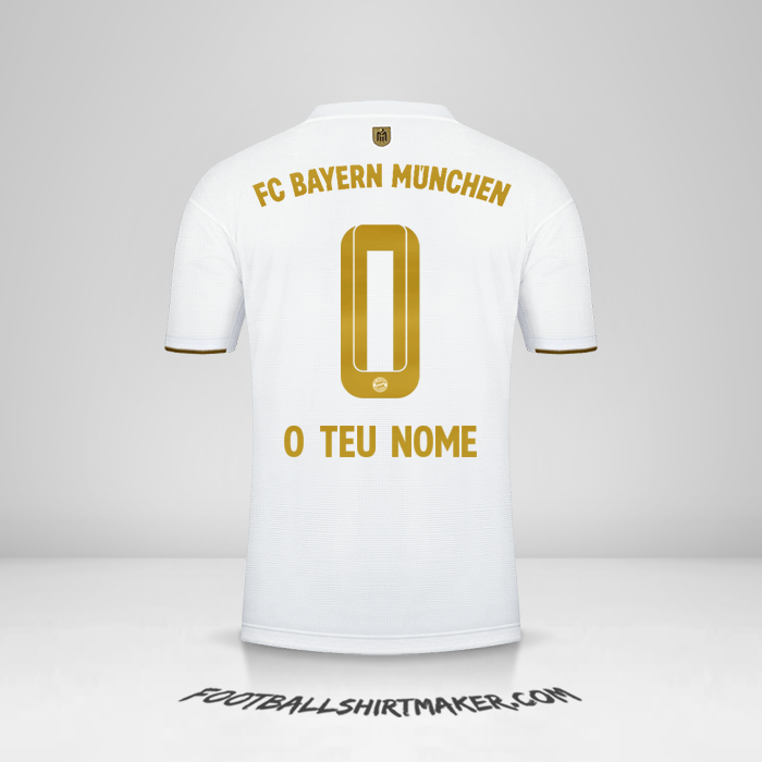 Camisola FC Bayern Munchen 2022/2023 II -  o teu nome - 0