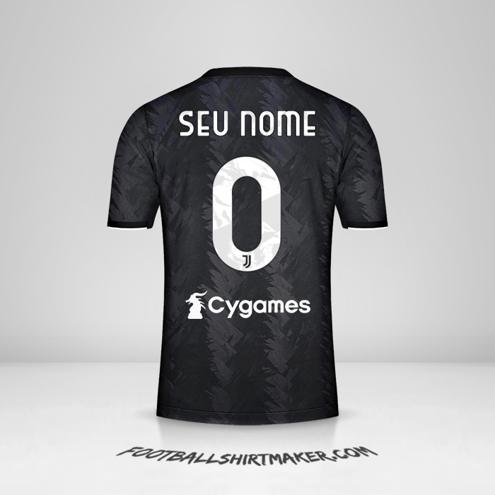 Camisa Juventus FC 2022/2023 II -  seu nome - 0