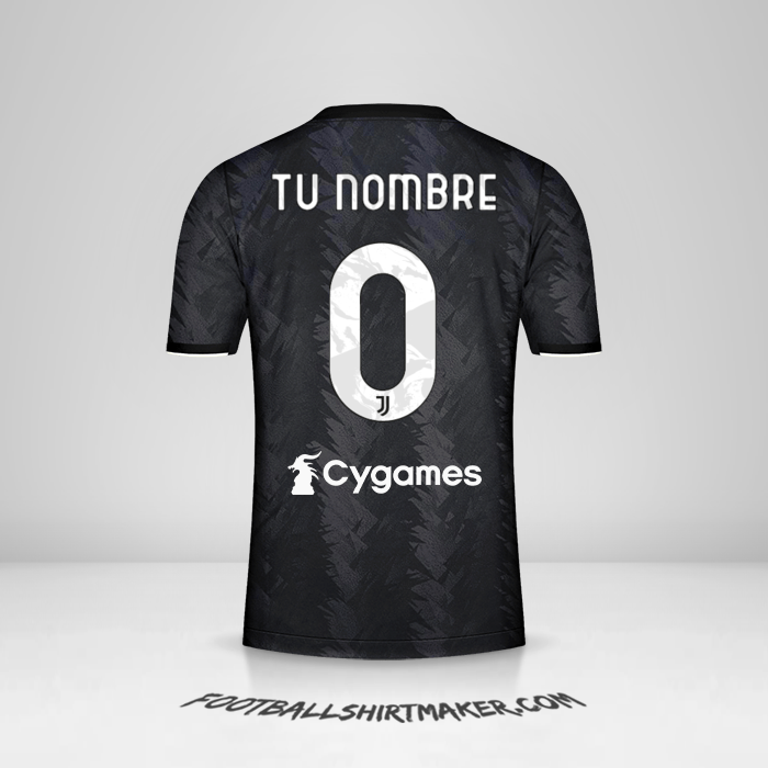 Camiseta Juventus FC 2022/2023 II -  tu nombre - 0
